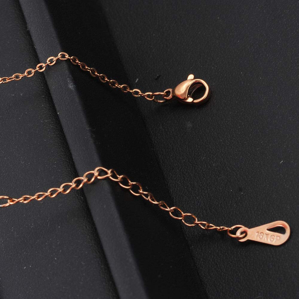 Jude Jewelers Stainless Steel Small Heart Charm Collar Necklace for Women - Dainty Layering Necklace, Valentine's Day Gift, Everyday Jewelry