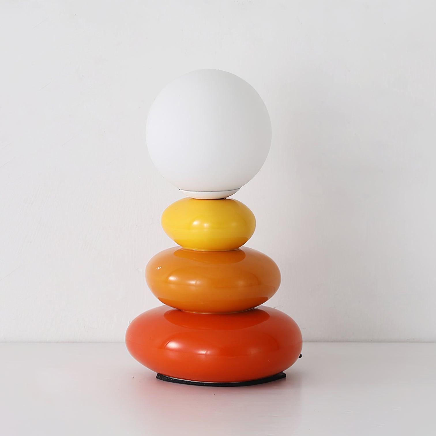 Triple Gourd Table Lamp - Modern Handcrafted Ceramic Nightstand Light for Bedroom, Living Room & Office Decor - Perfect for Ambient Lighting and Home Styling