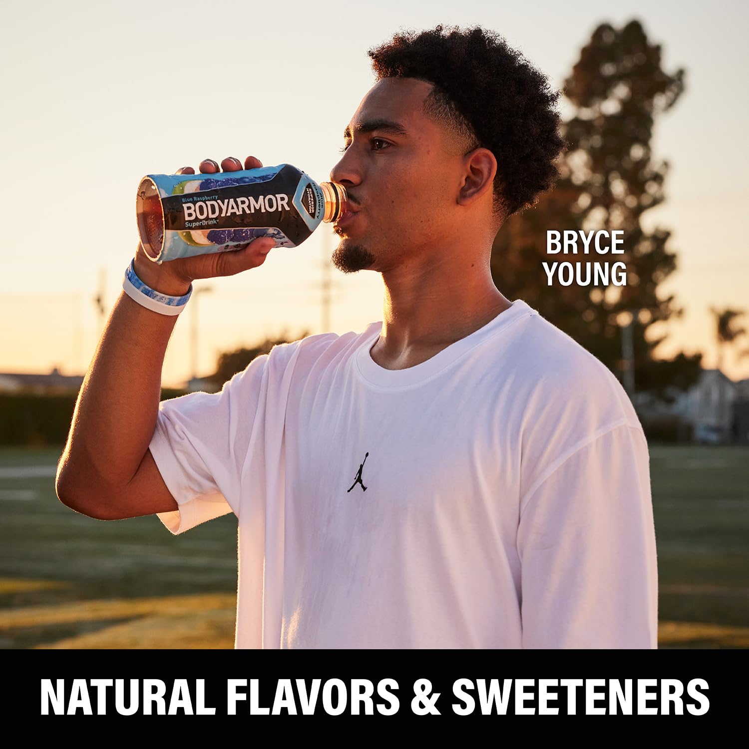 BODYARMOR Blue Raspberry Sports Drink - Natural Flavors, Vitamins & Potassium-Packed Electrolytes | No Preservatives | 16 Fl Oz (Pack of 12) | Hydration for Athletes, Workouts & Active Lifestyles