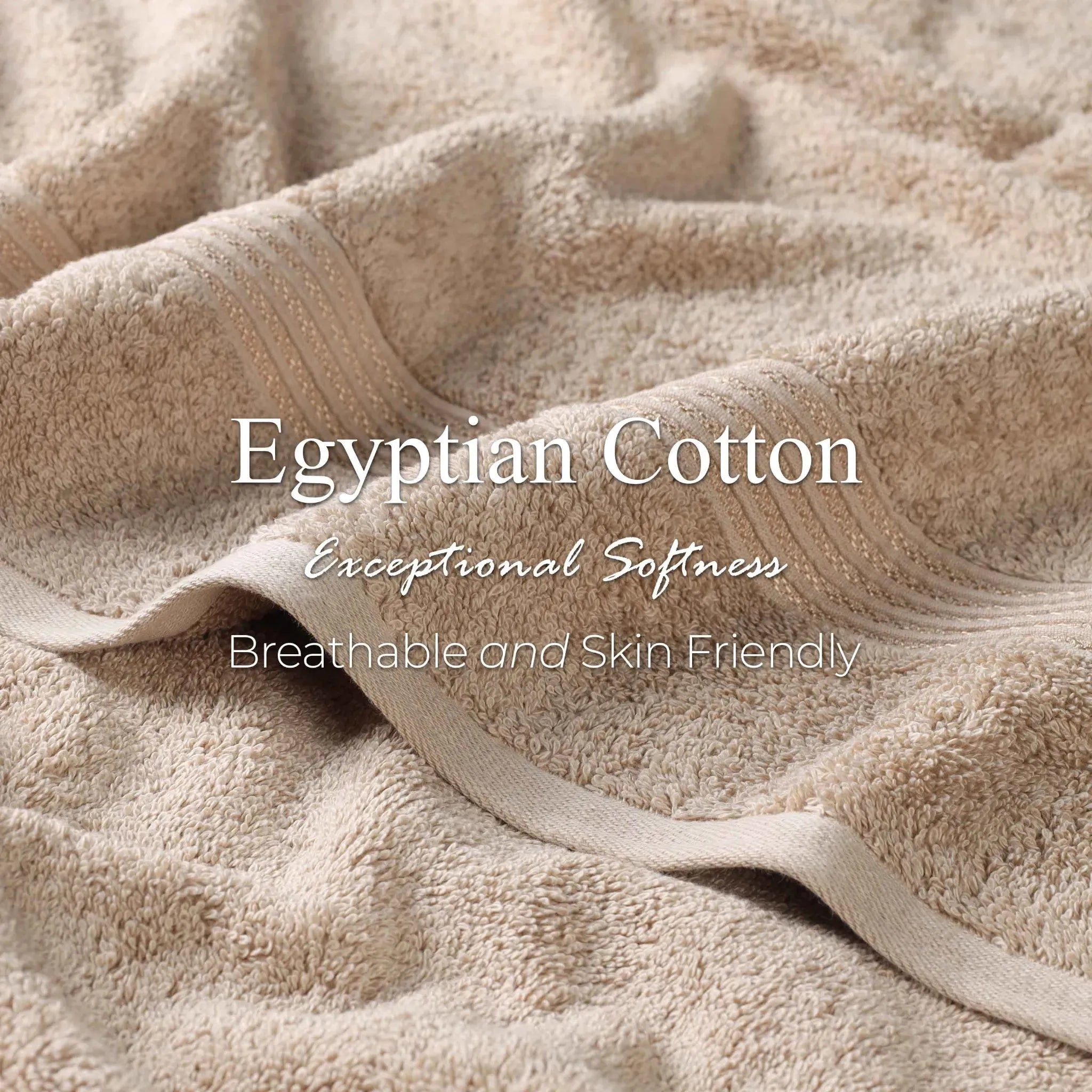 Premium Egyptian Cotton Bath Towel Set of 2 - Ultra Soft & Highly Absorbent Luxury Bath Sheets for Spa, Hotel & Home Use - 100% Heritage Cotton (White)