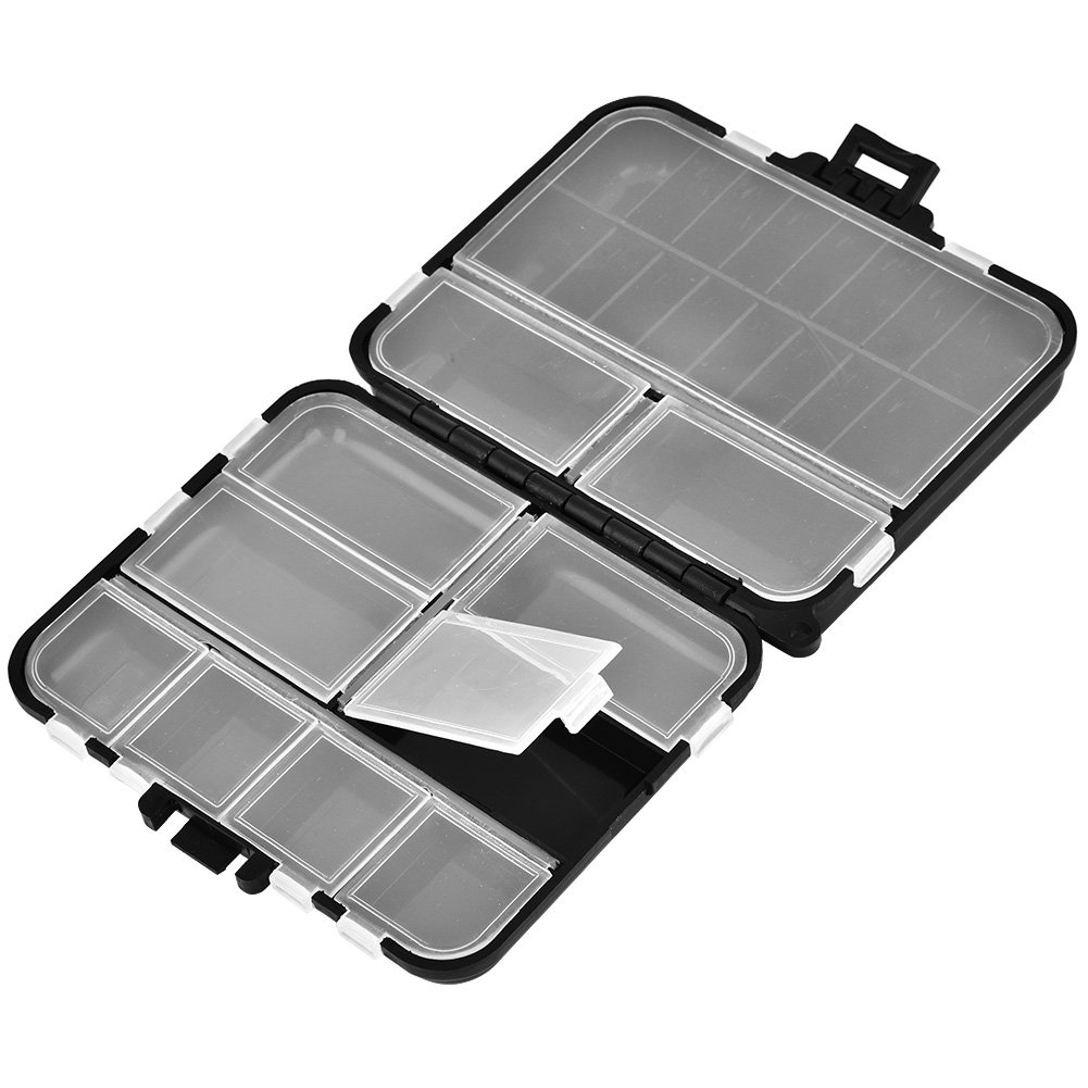 Portable Fishing Lure Tackle Box - Waterproof Bait Storage Case with Multiple Compartments for Hooks, Lures & Fishing Gear | Ideal for Freshwater & Saltwater Fishing Trips