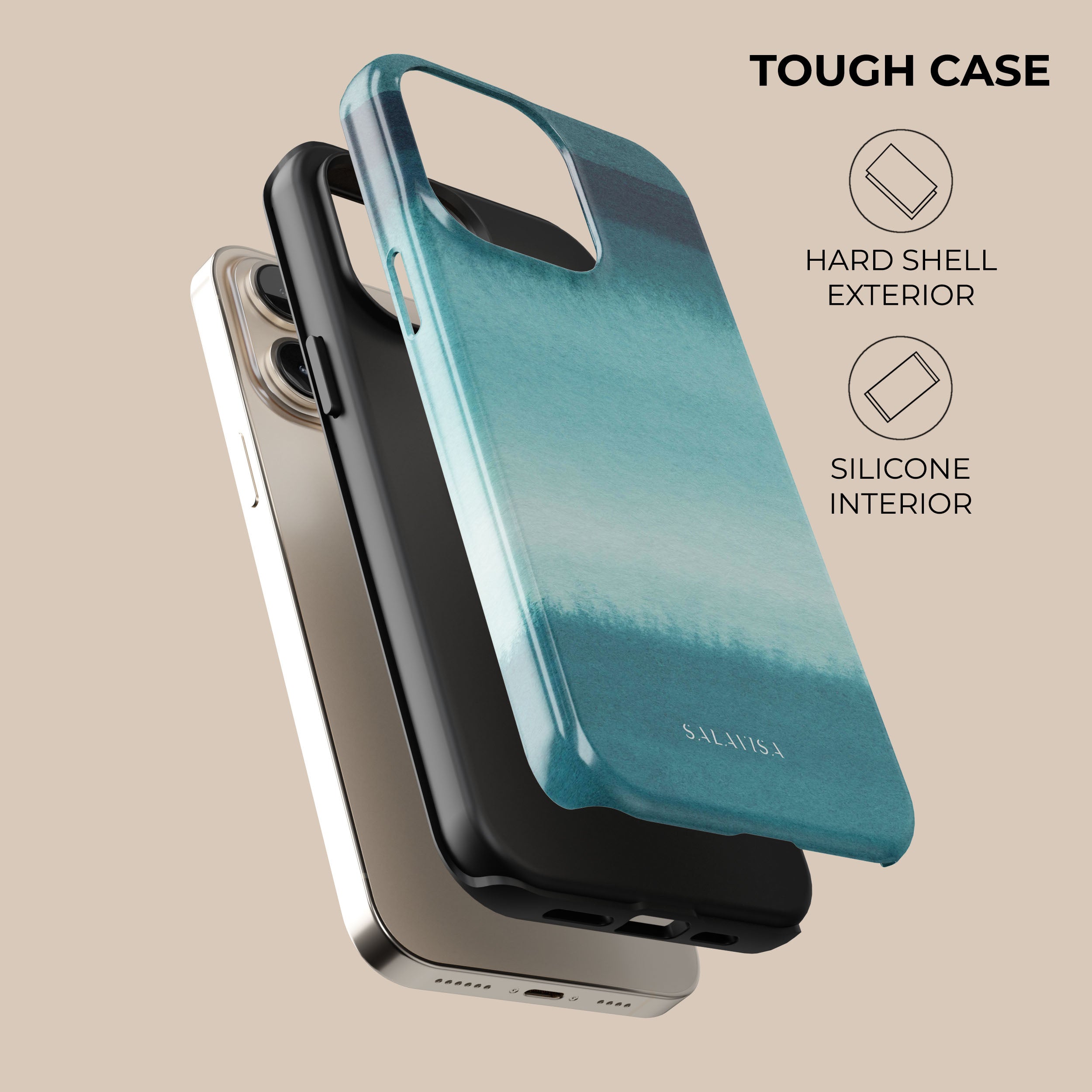 Premium Blue Magic Shockproof Phone Case - Durable Protection for iPhone & Android - Perfect for Outdoor, Travel & Daily Use