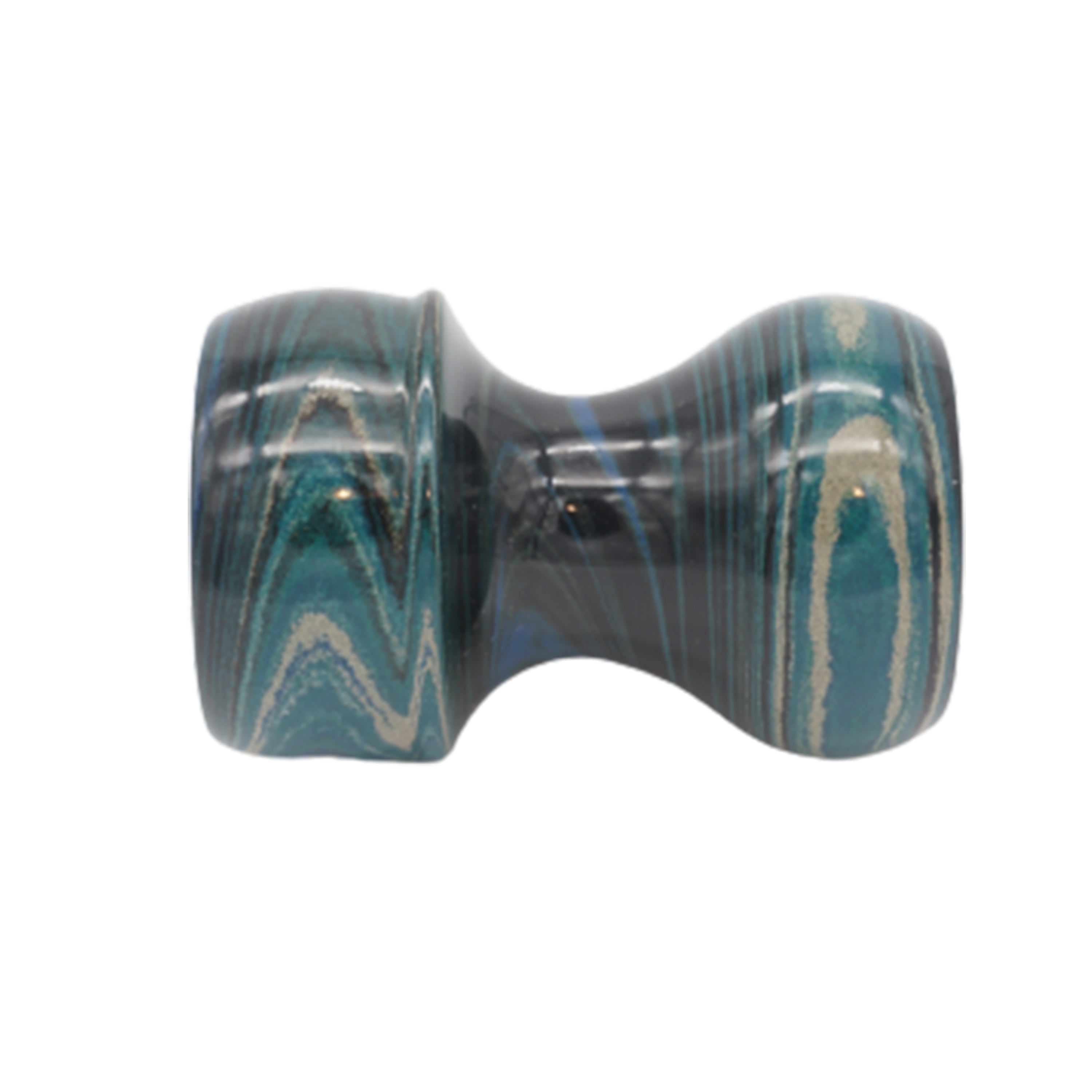 Premium Handcrafted Ebonite Shaving Brush Handle for Wet Shaving - Fits 24mm & 26mm Knots - Perfect for Travel, Gifts & Luxury Barber Kits