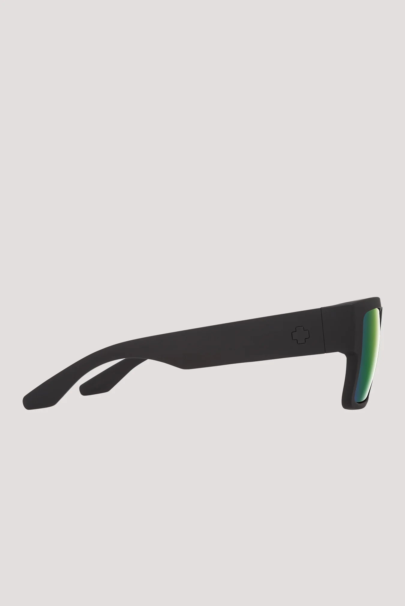 Cyrus Matte Black Polarized Sunglasses with Happy Bronze Green Lenses - Stylish UV Protection for Outdoor Activities, Driving, and Beach Vacations