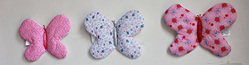 8-Piece Pink Butterfly Embroidery Nursery Crib Bedding Set - Heavy Duty Cotton Baby Girl Crib Set with Quilt, Fitted Sheet, Skirt, Diaper Storage Bag & Window Valance (28