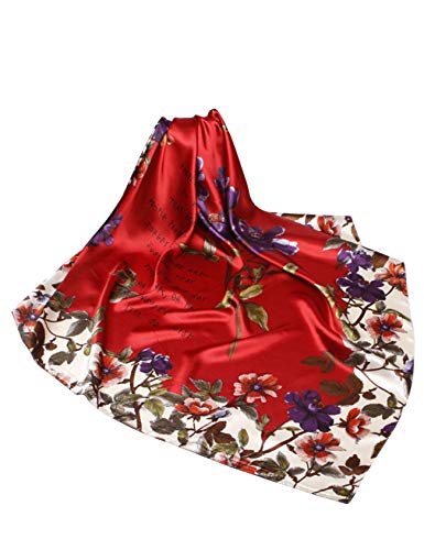 Letter Flower Wine Red