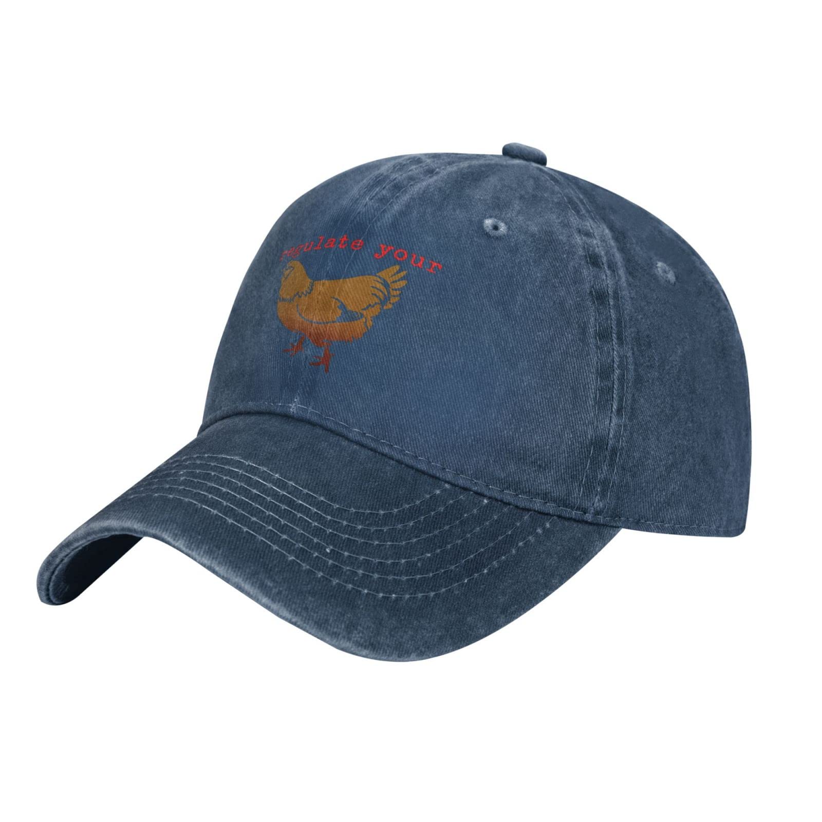 Funny Chicken Hat for Men - Adjustable Baseball Cap with Rooster Design - Perfect for Costume Parties, Pranks, and Gag Gifts