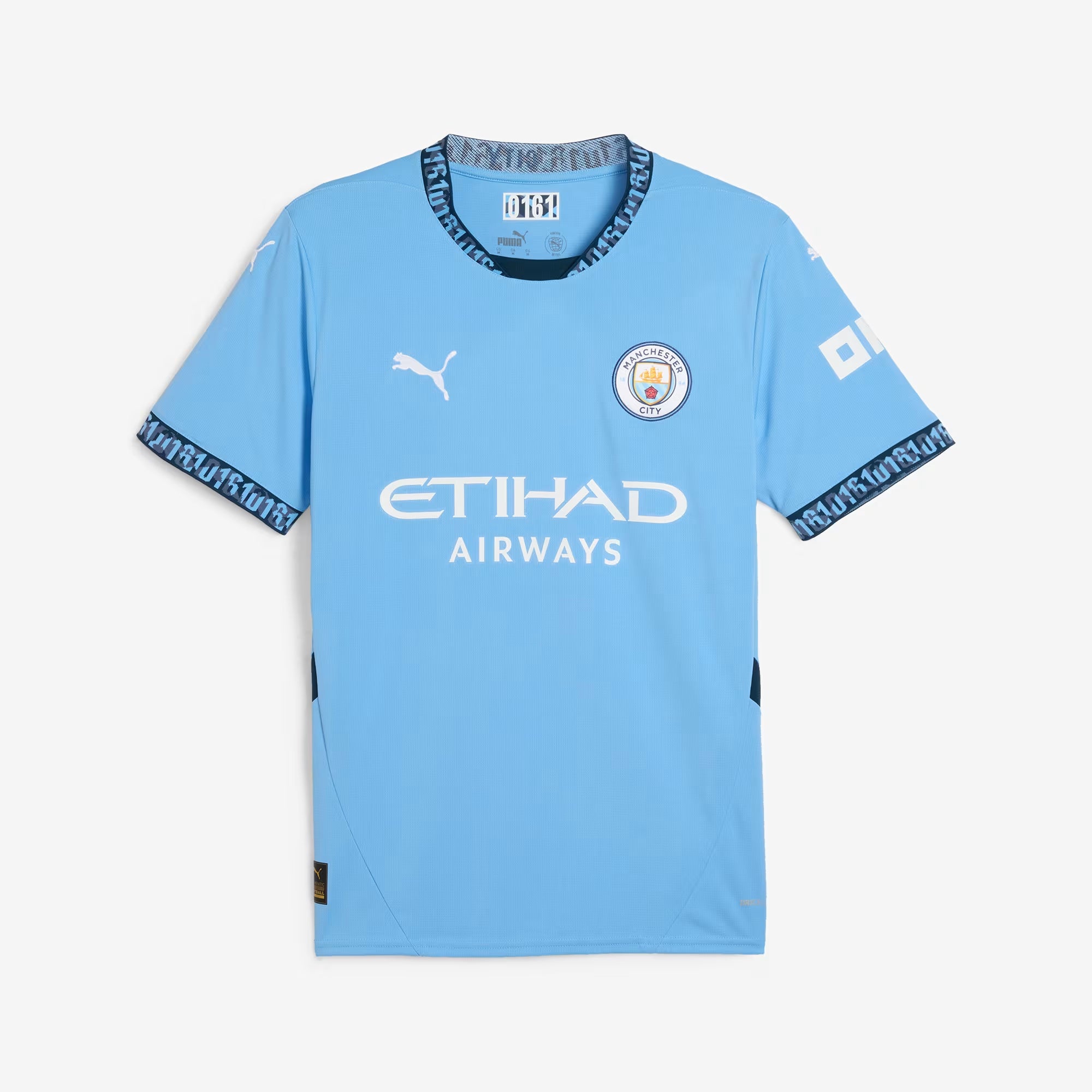 PUMA Manchester City 2024/25 Stadium Home Jersey - Authentic Football Soccer Shirt for Men & Women - Perfect for Match Day, Training & Fan Support