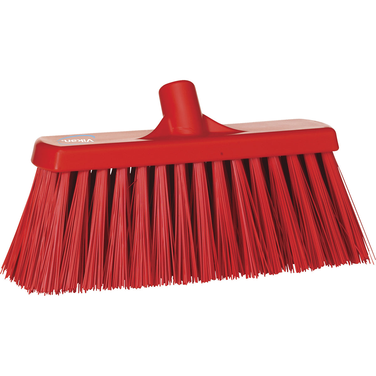 13 Vikan Heavy Duty Push Broom - Commercial Grade Cleaning Broom for Indoor/Outdoor Use - Durable Bristles for Sweeping Floors, Garages & Driveways