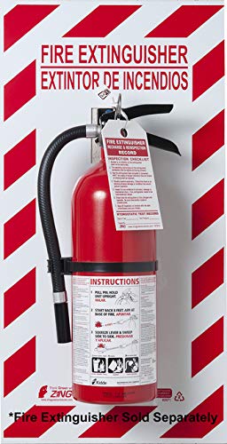 29x13 Inch Fire Extinguisher Back Plate with Glow in The Dark Feature - Perfect for Home, Office, and Vehicle Emergency Safety Storage