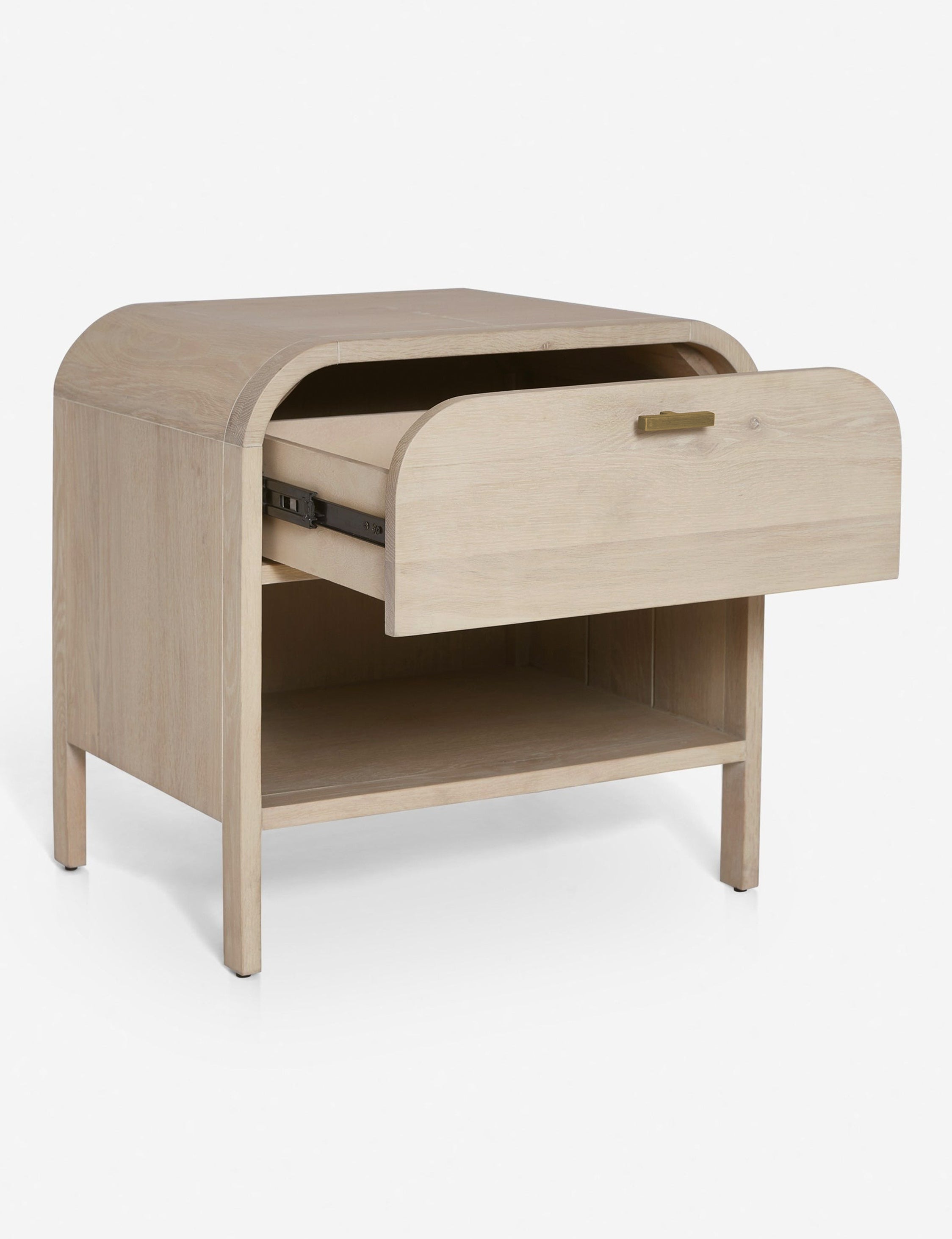 Modern Wooden Nightstand with 2 Drawers - Stylish Bedside Table for Bedroom, Living Room, or Dorm - Perfect for Storing Books, Lamps, and Bedroom Essentials