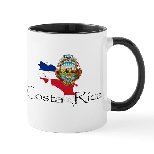 White/Black Inside - Costa Rica Mugs