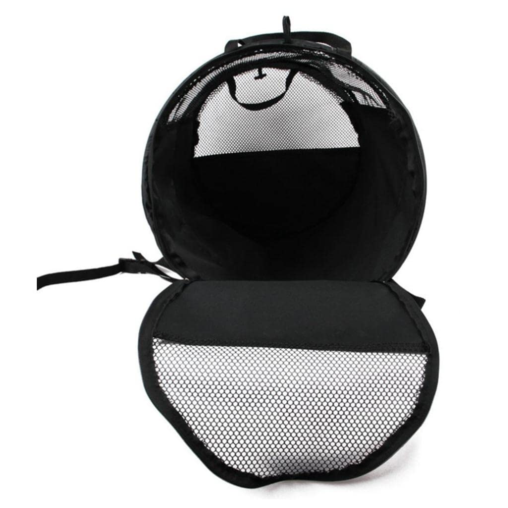 Enakshi Foldable Pet Dog Carrier Bag for Car Travel - Soft, Lightweight & Portable Black (Large) | Pet Supplies | Dog Carriers & Totes | Perfect for Road Trips, Vet Visits & Outdoor Adventures
