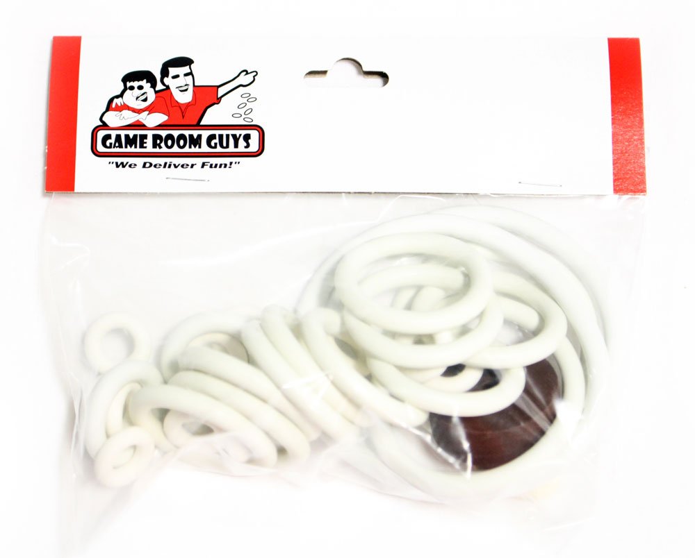 Gottlieb Queen of Diamonds Pinball Machine White Rubber Ring Kit - Replacement Parts for Arcade Game Maintenance & Pinball Machine Repair | Perfect for Home Arcades, Game Rooms & Pinball Machine Restoration Projects