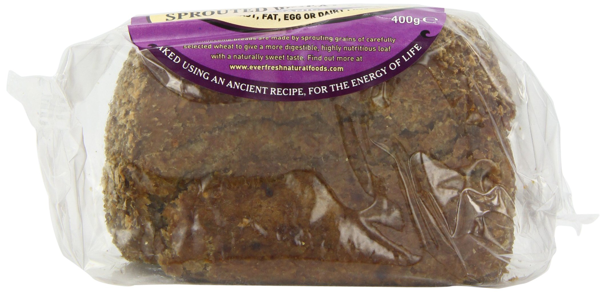Organic Sprouted Wheat Bread by Everfresh Bakery - 400g Whole Grain Loaf | Healthy Breakfast, Sandwiches & Toast for Active Lifestyles