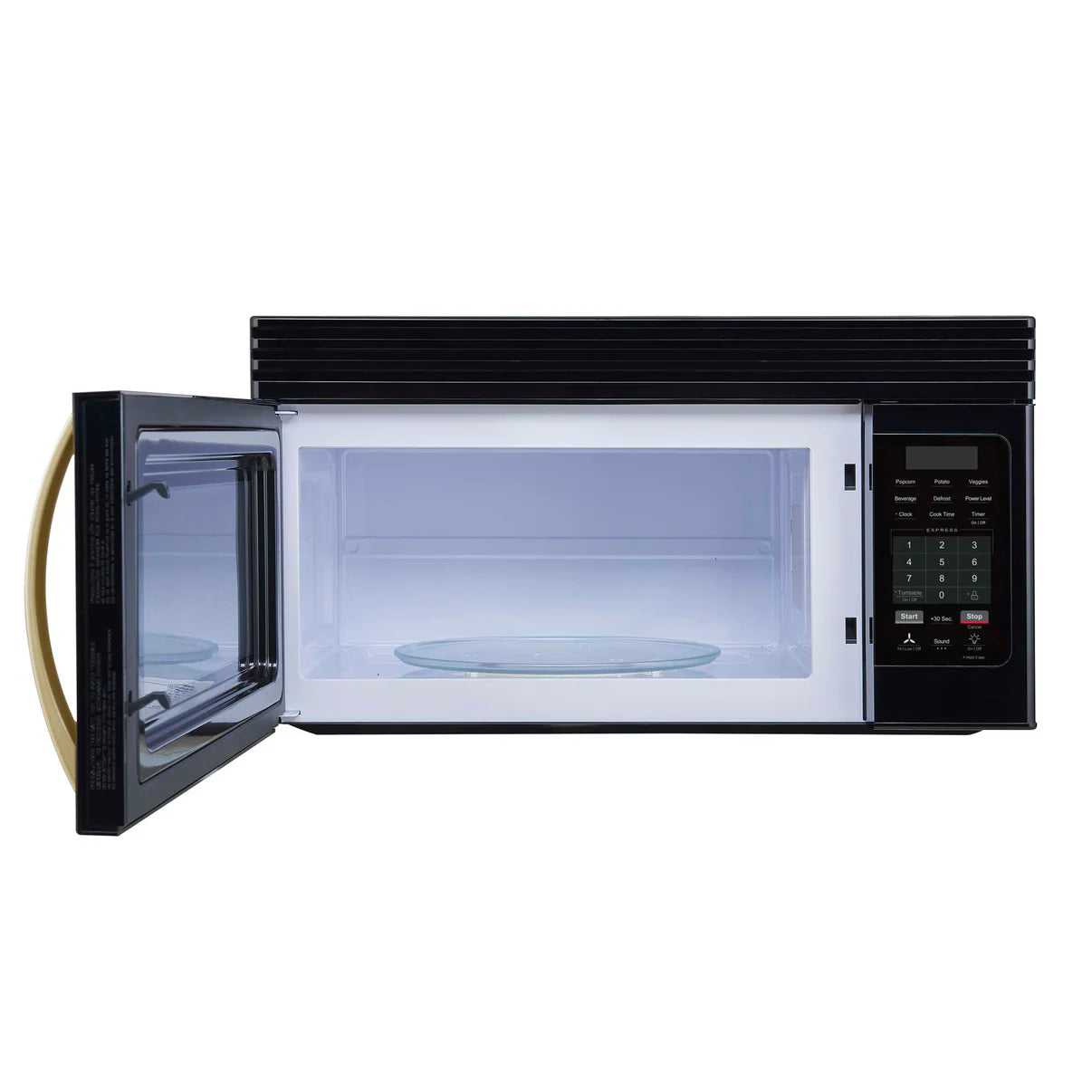 Forno Scalo 30-Inch Over the Range Microwave Oven - Black Stainless Steel, FOTR3007 30BLK - Perfect for Kitchen Remodeling & Space-Saving Cooking