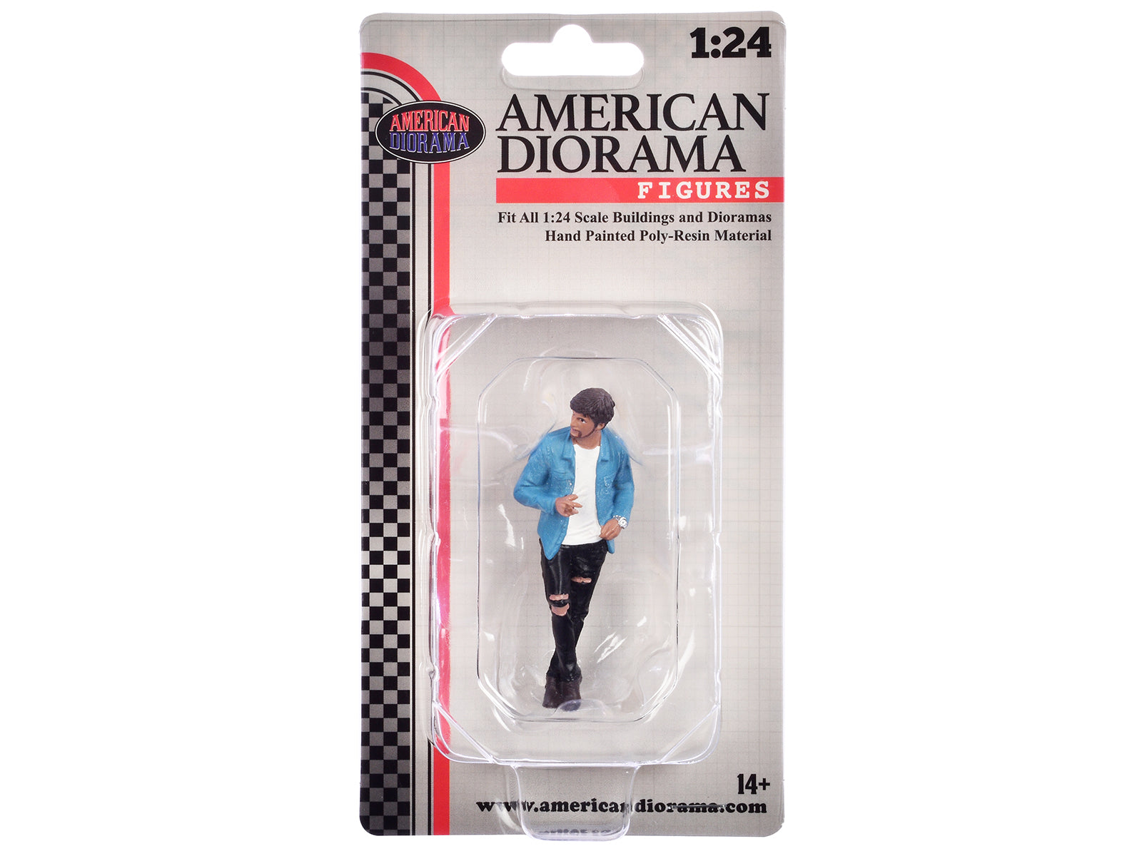 1/24 Scale Model Gentleman's Club Figure 6 - Highly Detailed Resin Miniature for Diorama & Model Car Displays - Perfect for Collectors & Hobbyists