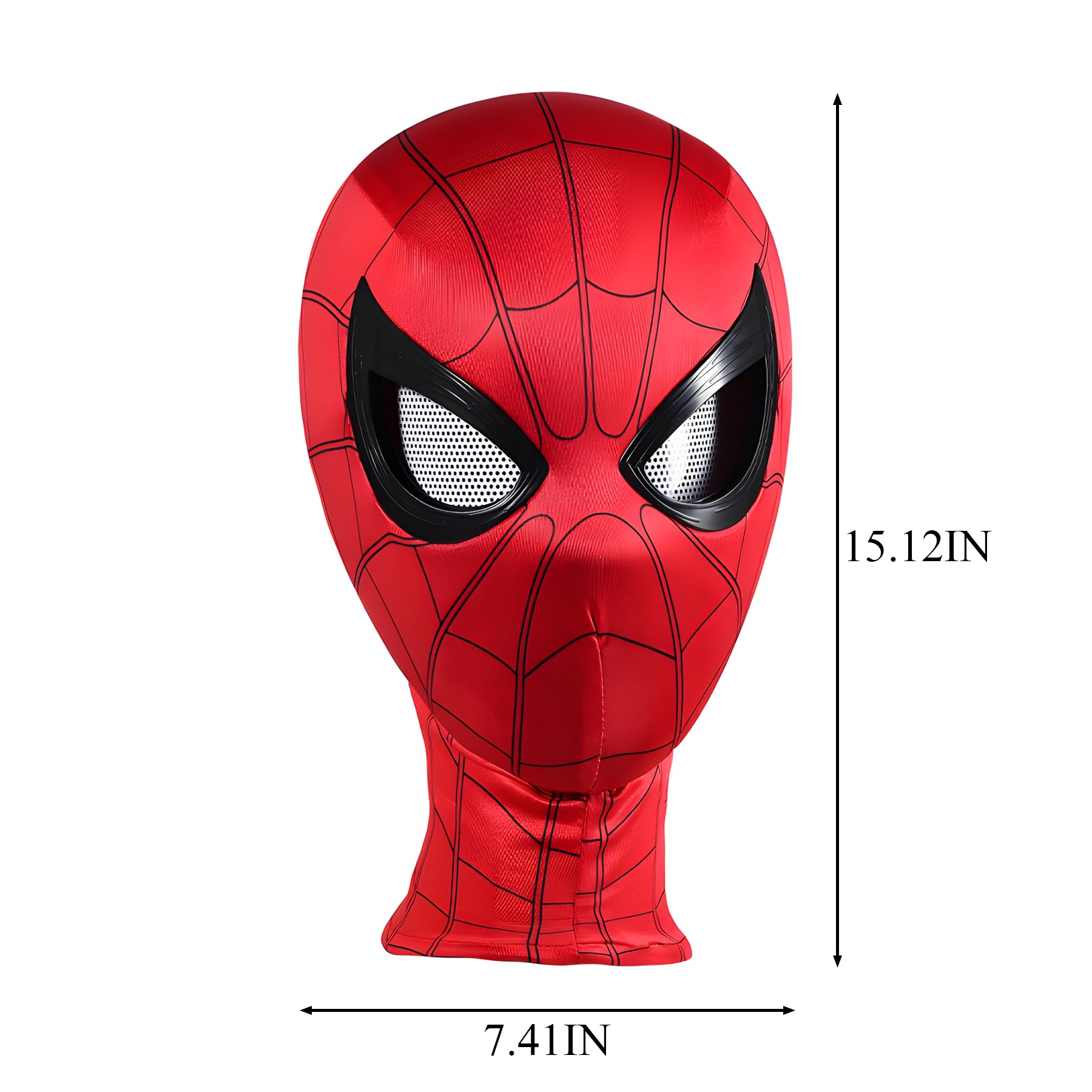 LED Light Up Cosplay Mask for Men & Kids - Glowing Halloween Party Mask with Moving Eyes - Perfect for Costume Parties, Birthday Gifts & Christmas Presents (Great for Halloween, Cosplay Events, Themed Parties & Gift Giving)