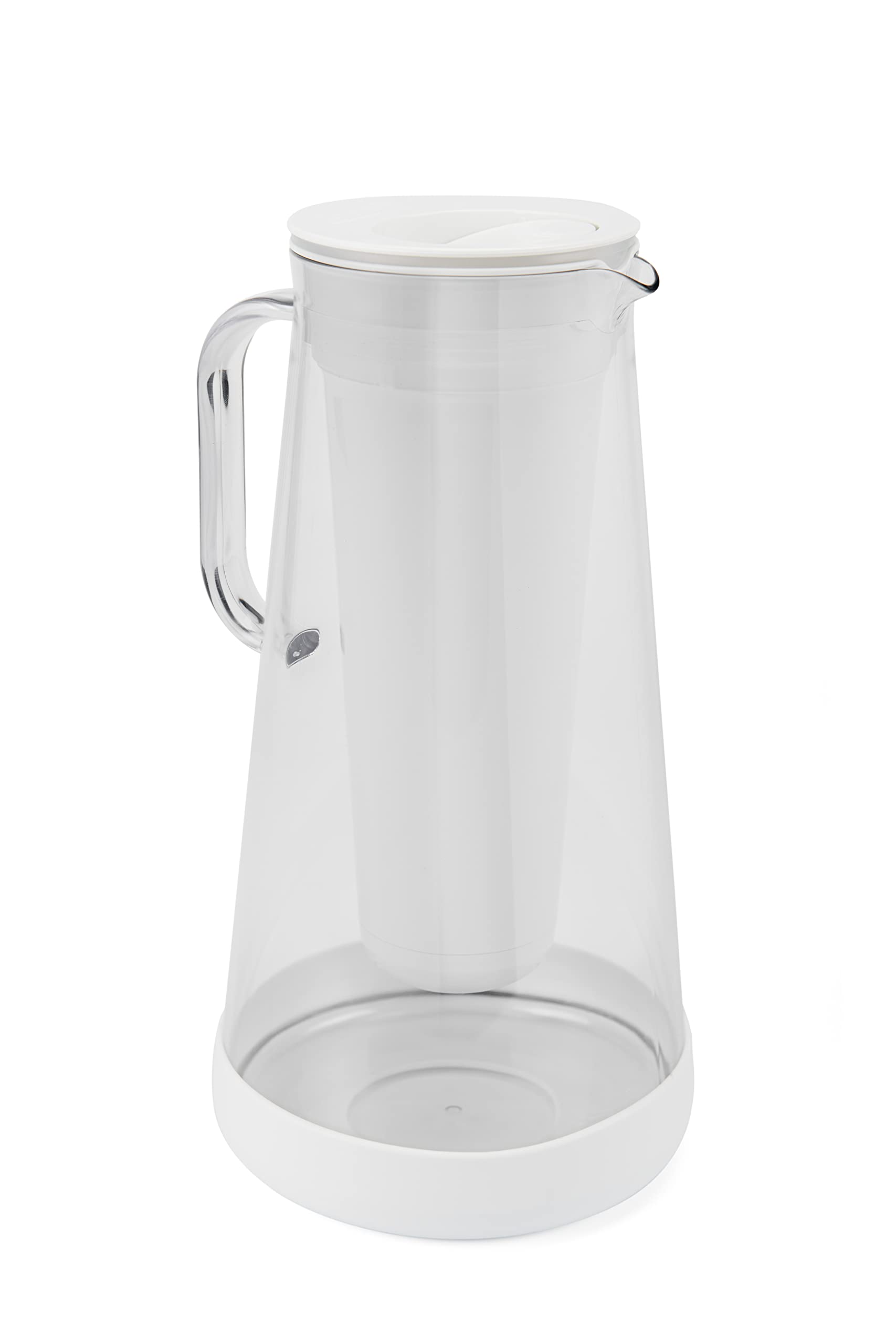 LifeStraw Home Silicone Base Water Filter Pitcher - 10 Cup Replacement Part for Clean Drinking Water - White | Perfect for Kitchen, Office & Emergency Preparedness