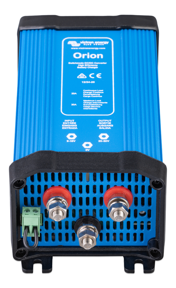 Victron Orion High Power Non-Isolated DC-DC Converter - 12V/24V to 12V/24V Voltage Regulator for RVs, Boats & Solar Power Systems