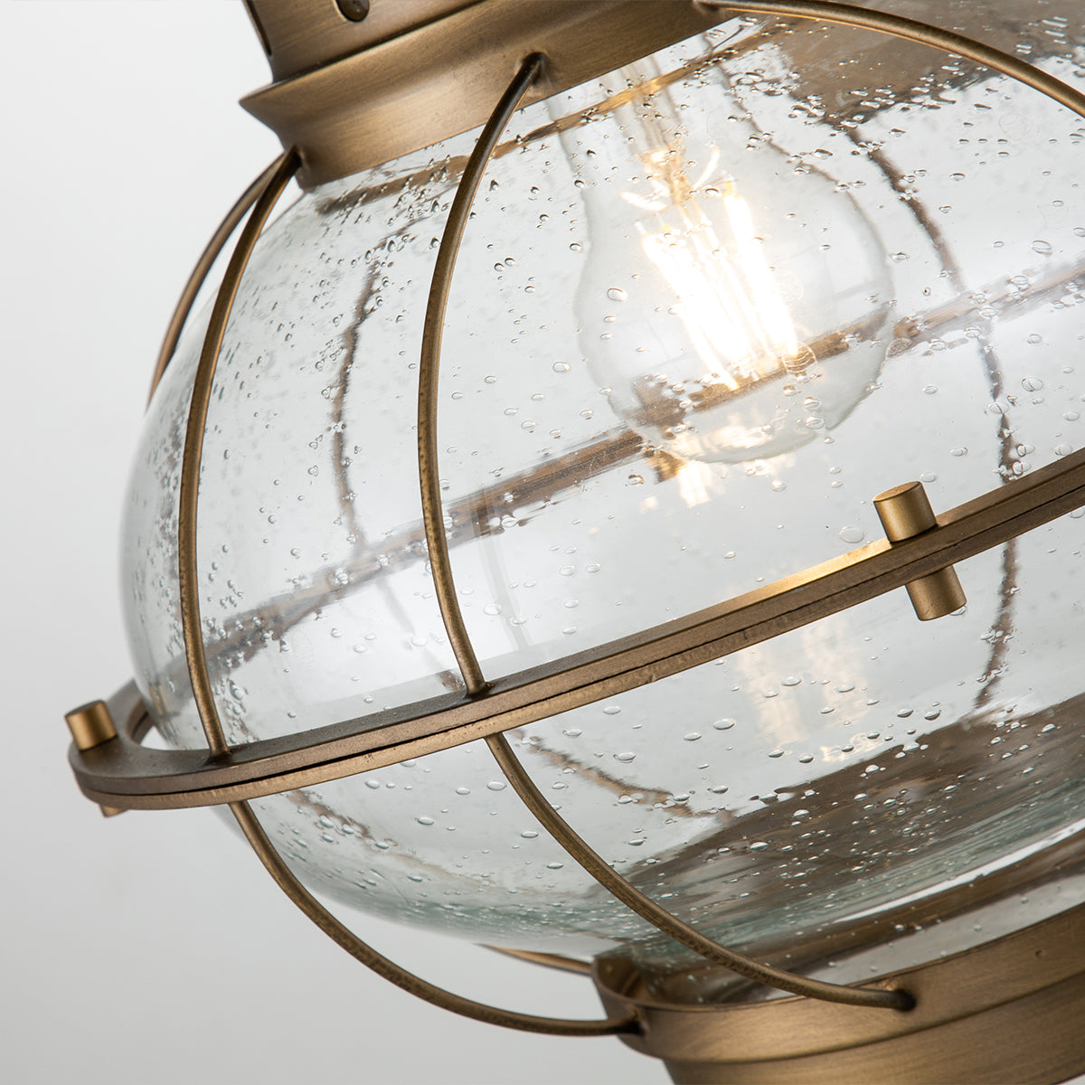 Bridge Point Small/Medium/Large Wall Lantern - Weathered Zinc/Natural Brass Finish Outdoor Lighting - Perfect for Porch, Garden, Patio & Entryway Decor