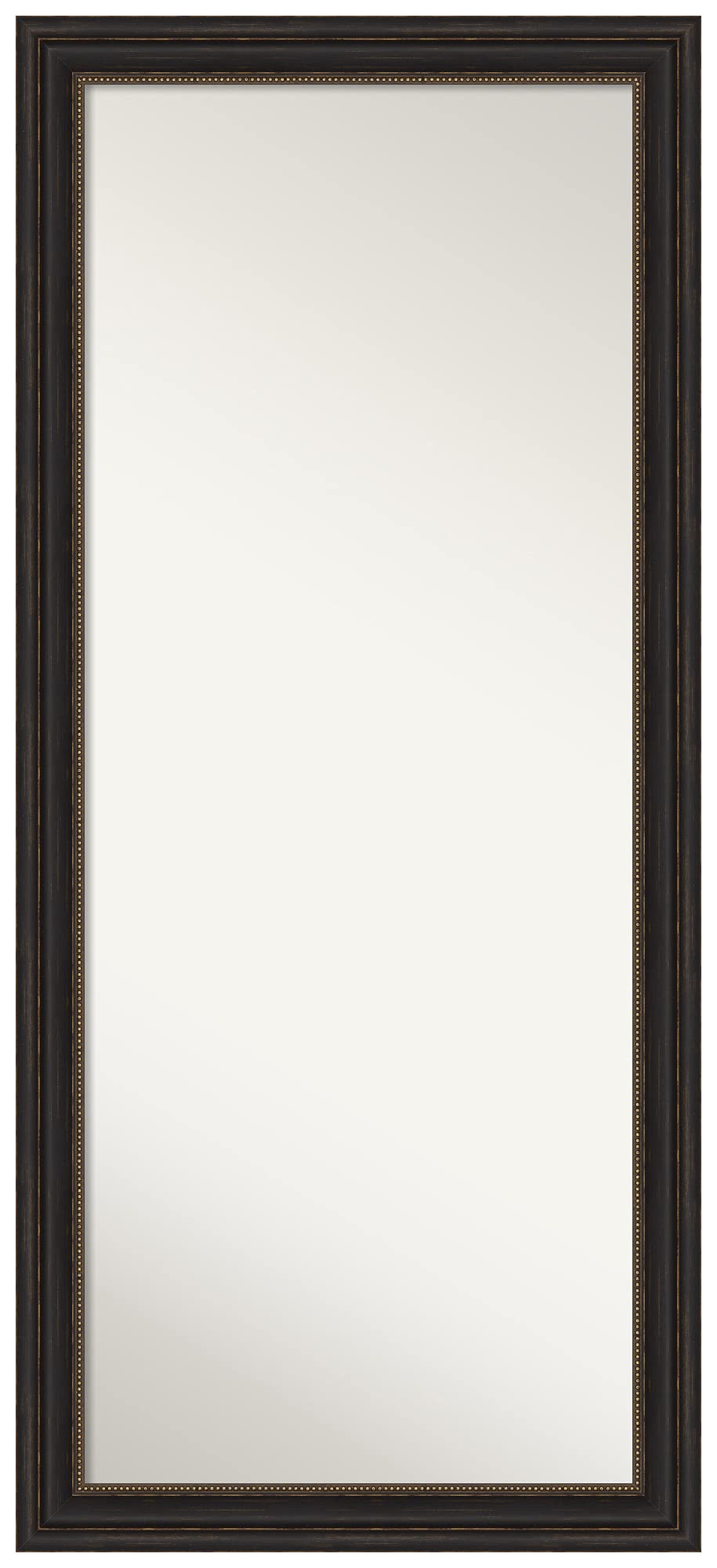 Amanti Art 65x29 Inch Bronze Full Length Mirror - Free Standing or Wall Mounted Traditional Dressing Mirror for Bedroom, Living Room & Entryway Decor - Handcrafted in WI, USA