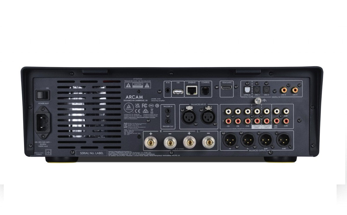 Arcam SA45 High Resolution Streaming Integrated Amplifier - Premium HiFi Audio System for Home Theater & Music Listening