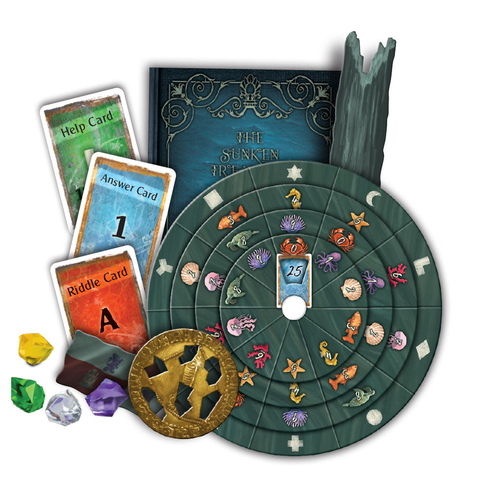 EXIT: The Sunken Treasure - Escape Room Board Game for Adults & Teens | Adventure Puzzle Game for Family Game Night | Perfect for Team Building & Party Entertainment