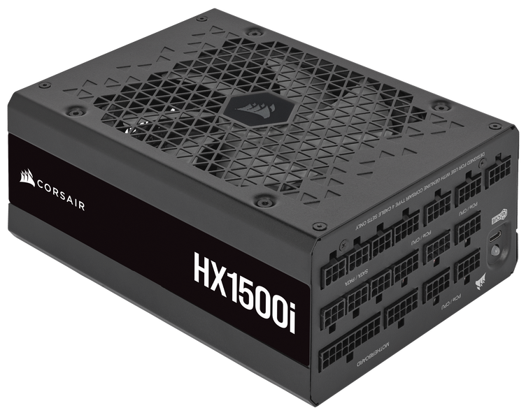 Corsair HX1500i 1500W Fully Modular 80+ Platinum ATX Power Supply - High Performance PSU for Gaming PC, Workstation & Crypto Mining Rig