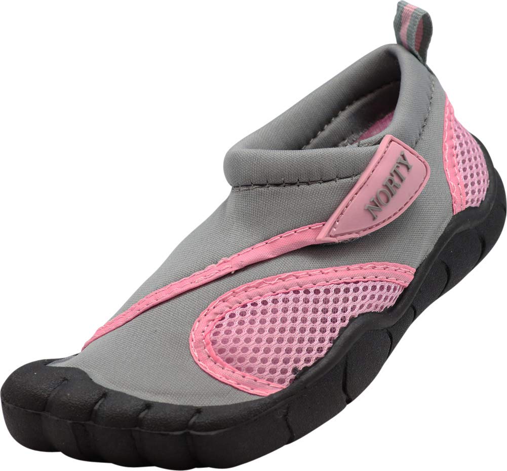 NORTY Wave Aqua Sock Water Shoes for Kids - Quick-Dry Swim & Beach Shoes with Non-Slip Sole - Lightweight Water Socks for Swimming, Surfing, Pool, and Ocean Activities