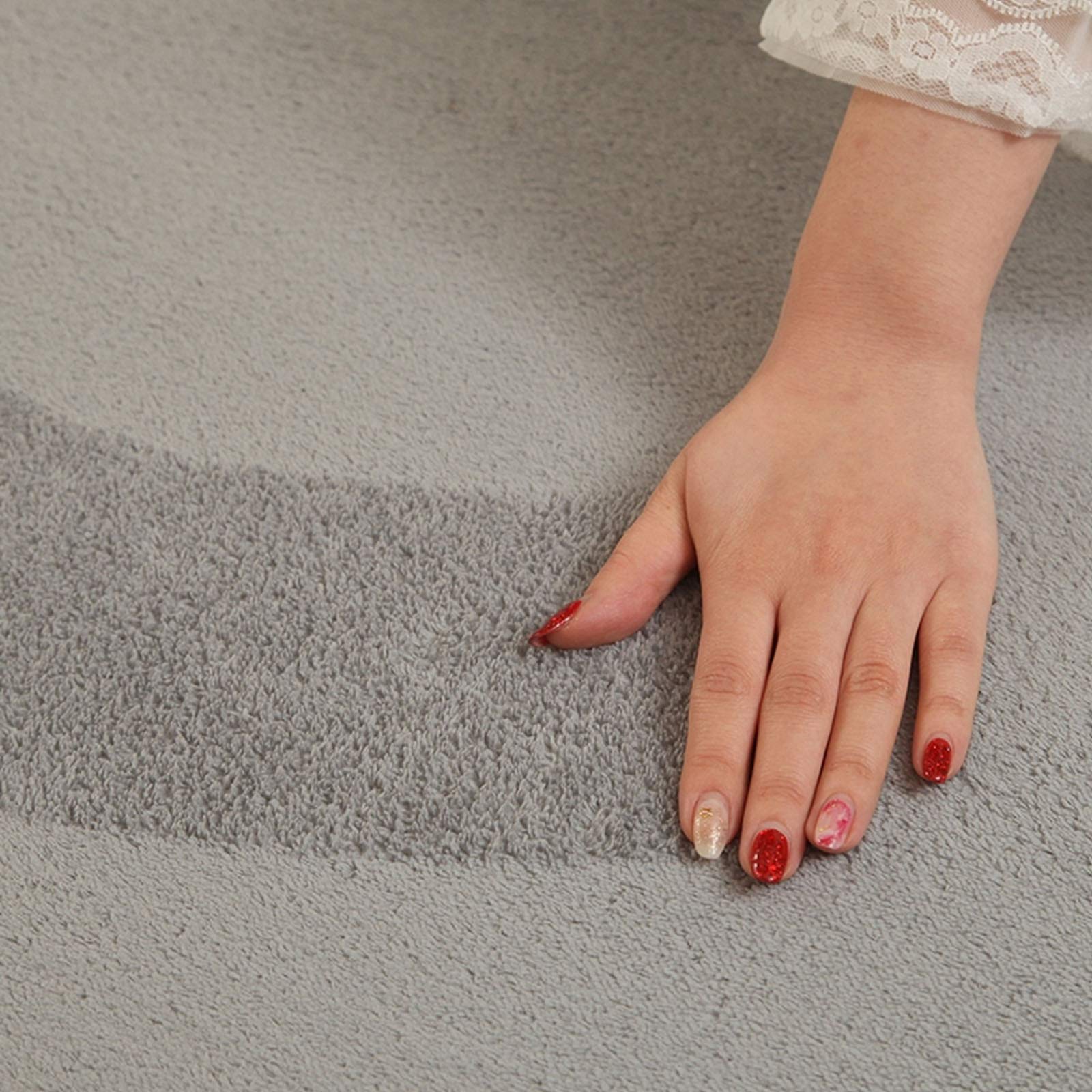 Coral Velvet Nursery Rug for Kids - Play Mat & Crawling Rug (79x59in) - Perfect for Baby Rooms & Play Areas