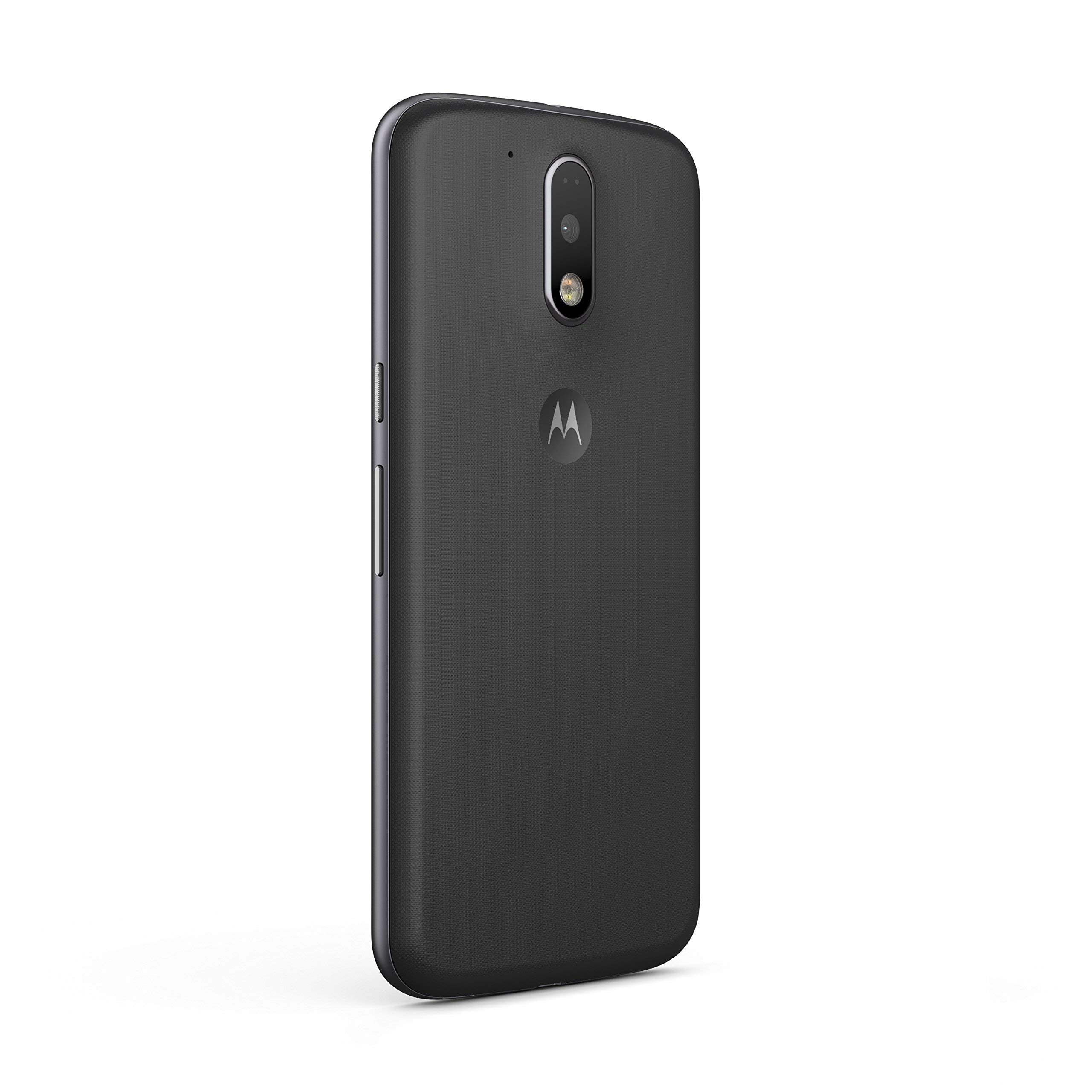 Motorola Moto G4 Plus XT1641 Unlocked GSM 4G LTE Smartphone with 16MP Camera - Black (Renewed) | Perfect for Travel, Business & Everyday Use