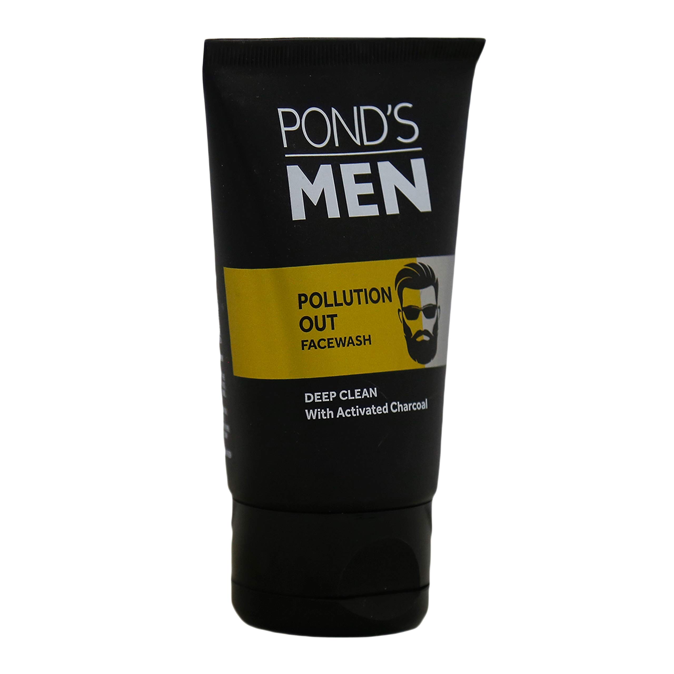 Pond's Men Pollution Out Facial Cleanser - 50g | Deep Cleansing & Detoxifying Face Wash for Men | Perfect for Daily Skincare & Removing Dirt, Oil & Pollution
