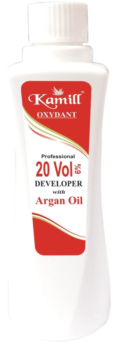 Kamill Oxydant Professional 20 Vol 6% Developer With Argan Oil - 1000ml Hair Lightening Cream for Salon & Home Use - Gentle Formula for Blonde Highlights & Color Treatment