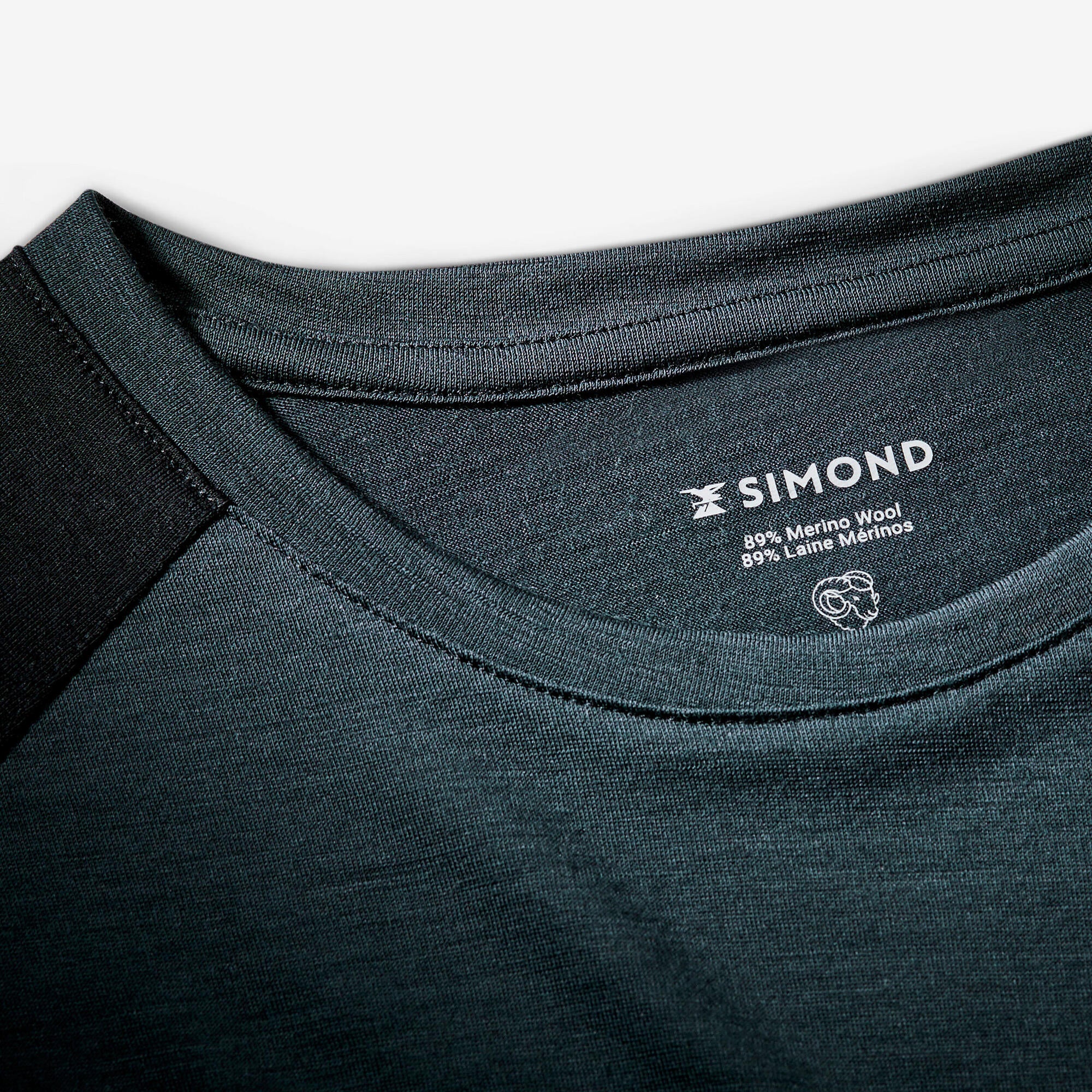 Simond Men’s Merino Wool Short Sleeve T-Shirt - Moisture Wicking & Odor Resistant Base Layer for Hiking, Camping & Outdoor Activities