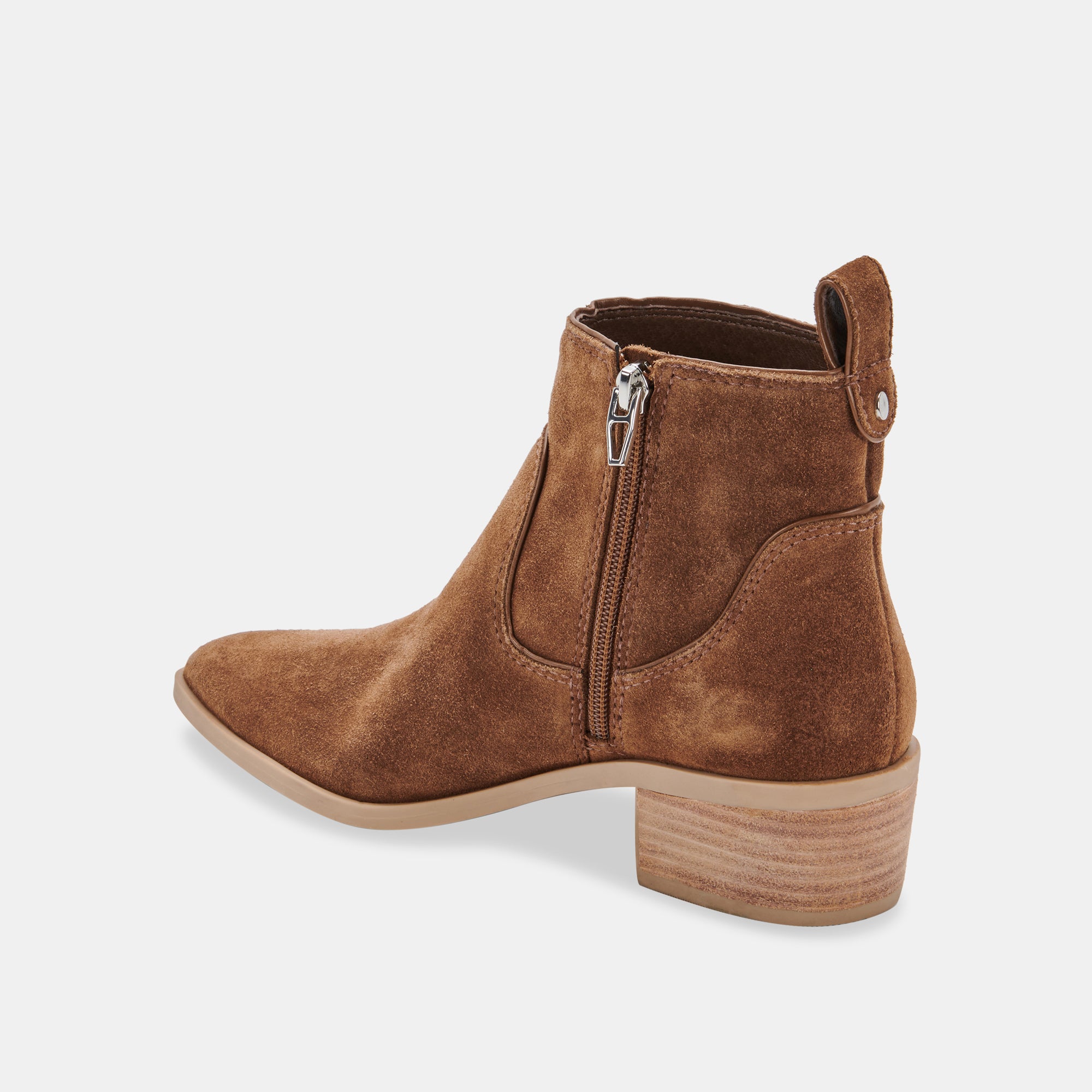 ABLE BOOTIES DK BROWN SUEDE - Women's Comfortable Winter Boots for Casual Wear & Outdoor Activities | Waterproof & Warm Suede Booties for Hiking, Shopping & Daily Use