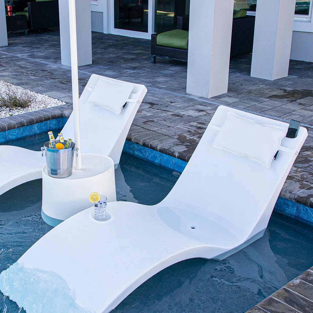 Kai Shelf Lounger Resort Pillow Set of 2 - Premium Floating Pool Lounger Pillows for Ultimate Relaxation | Perfect for Poolside, Beach, and Resort Luxury Comfort