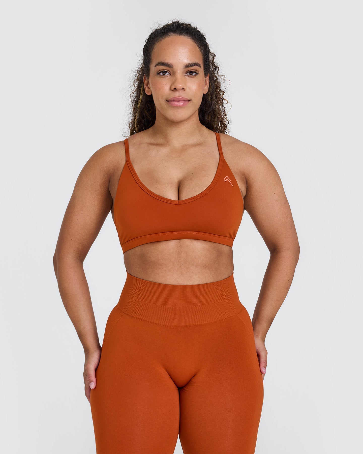 Timeless Strappy Bralette in Warm Copper | Comfortable Wireless Bra for Women | Perfect for Yoga, Lounge & Everyday Wear