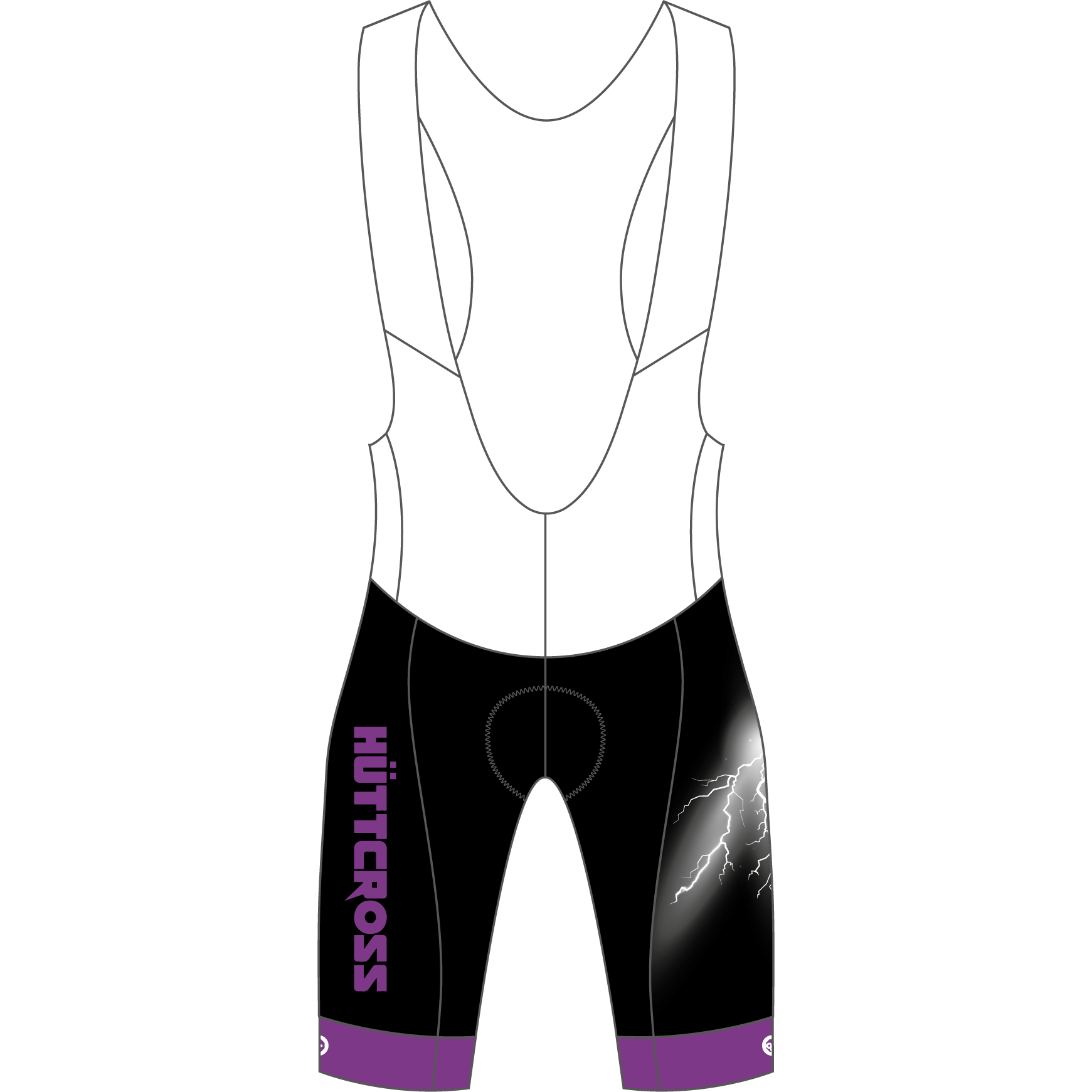 HUTTCROSS Cycling Bib Shorts for Men & Women - Comfortable & Breathable Bike Shorts for Road & Mountain Biking - Perfect for Training, Racing & Long-Distance Rides
