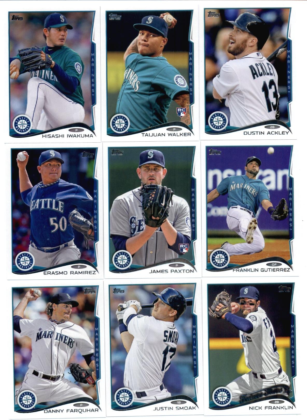 Seattle Mariners Series 1 Baseball Cards - 14-Piece MLB Trading Card Set for Sports Collectors & Baseball Fans | Perfect Gift for Fantasy Baseball, Game Day Decor, Man Cave, Birthday Presents | Ideal for Home & Office Display, Sports Memorabilia Collections | Great for Fantasy Drafts, Baseball Enthusiasts & Sports-Themed Parties | Use for Collecting, Decorating, Gifting & Celebrating Baseball Fandom | Perfect for Game Nights, Sports Bars, Fan Clubs, and Baseball-Themed Events