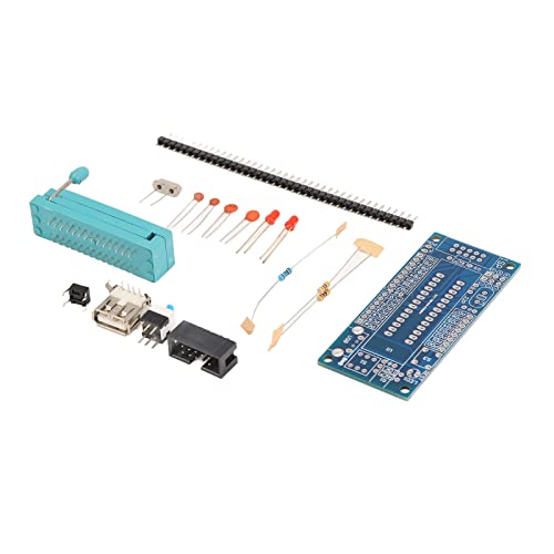 ATMEGA8 Development Board - Durable ATMEGA48 Microcontroller Board with Self-Locking Switch | Easy Expansion & Debugging for Arduino Projects | Ideal for DIY Electronics, Robotics & IoT Prototyping