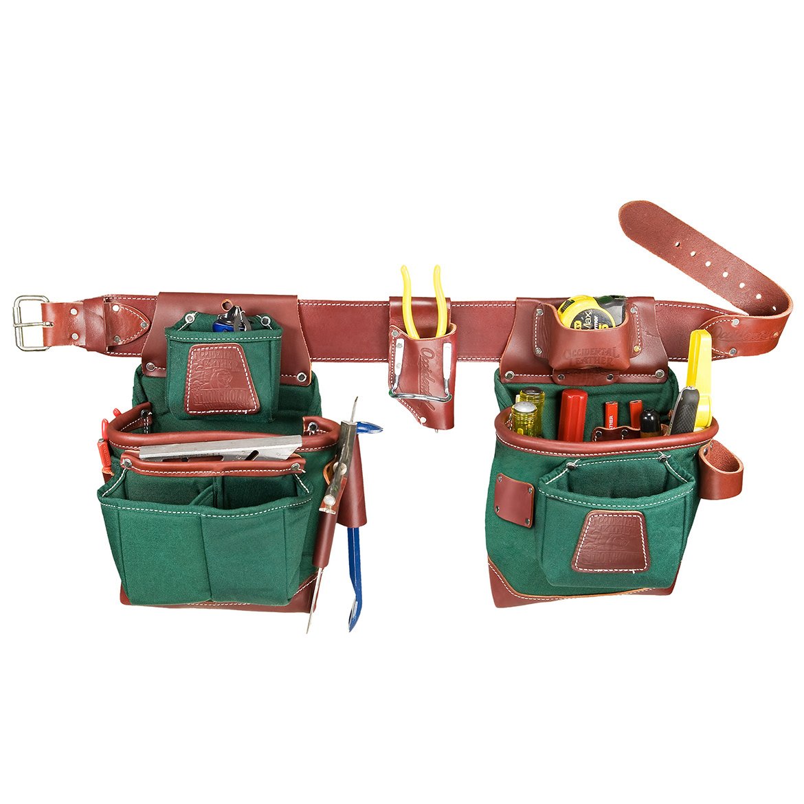 Occidental Leather 8585 XXXL Heritage FatLip™ Tool Bag Set - Heavy Duty Construction Tool Pouch for Electricians, Carpenters & Contractors - Ideal for Job Sites, Workshops & Professional Use