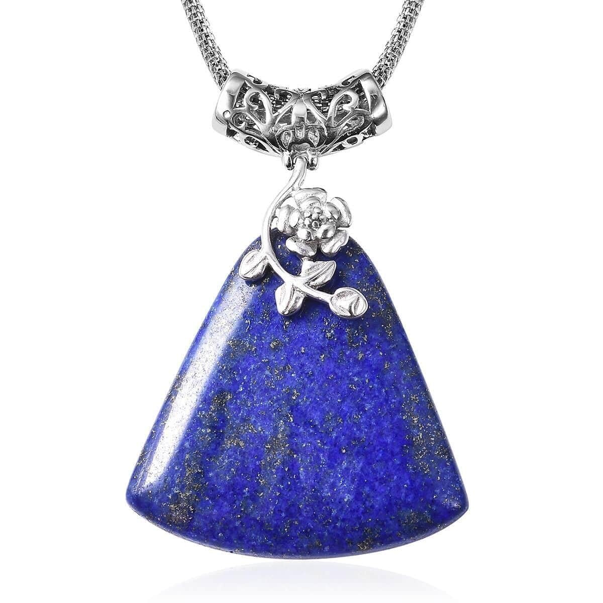 Blue Lapis Lazuli Necklace for Women - 20