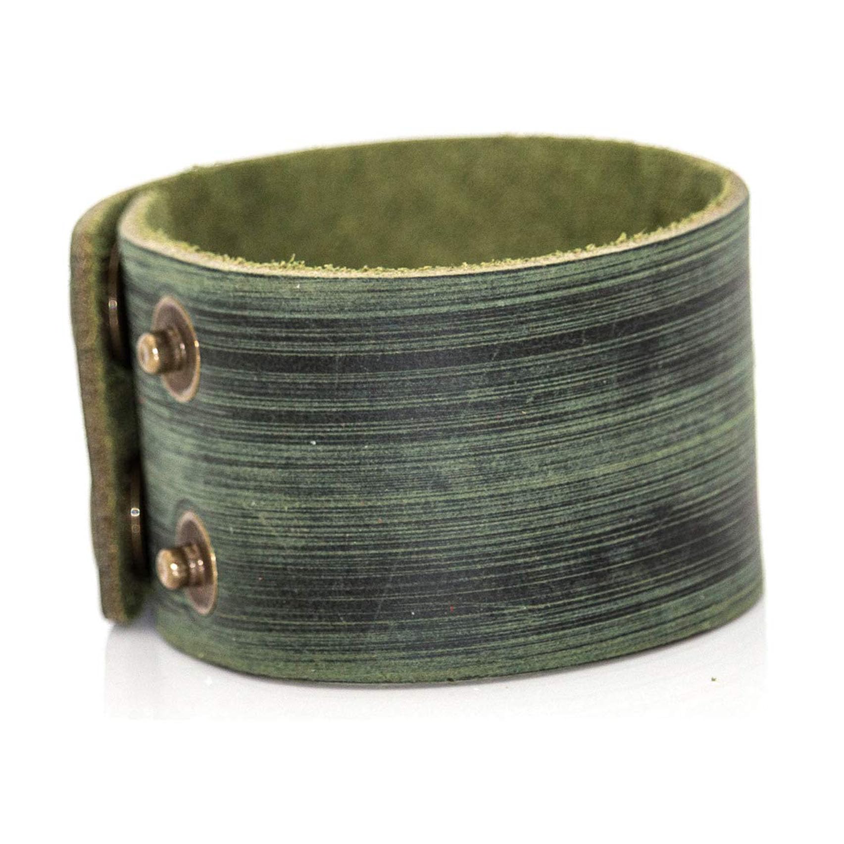 Punk Rock Wide Faux Leather Wristband - Retro Adjustable Snap Bracelet Arm Band Cuff - Perfect for Concerts, Festivals & Gothic Fashion