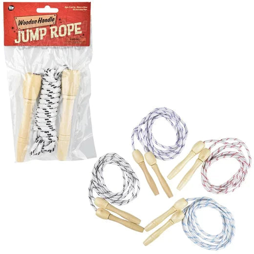 Best 7 Foot Jump Rope with Comfortable Wooden Handles for Adults & Kids - Perfect for Home Workouts, Gym Training, and Outdoor Fitness Exercises
