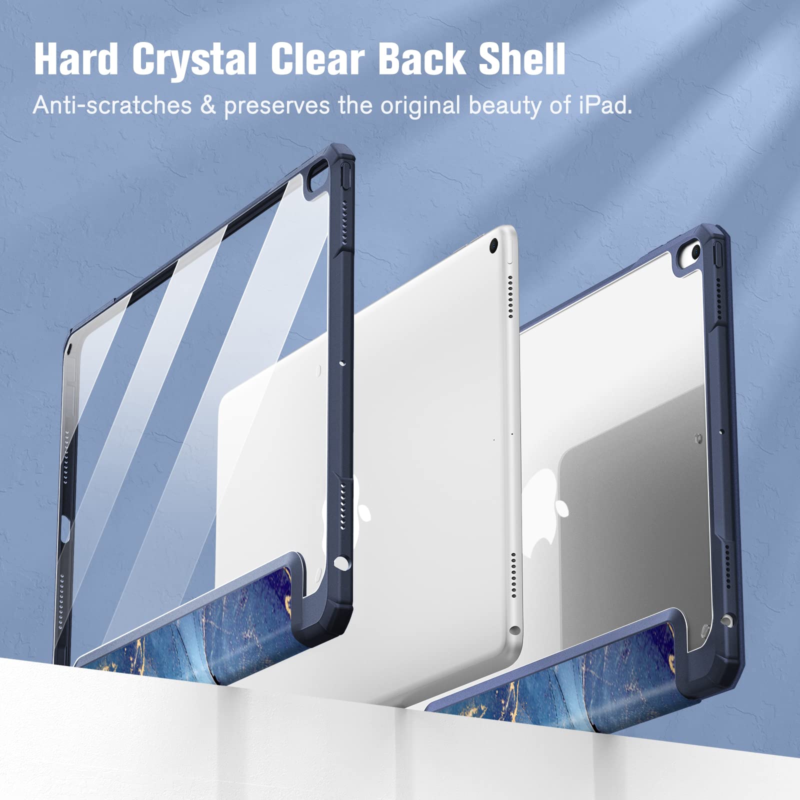 Fintie Hybrid Slim Shockproof Case for iPad Air 3 (2019) & iPad Pro 10.5