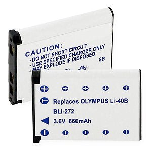 Original Olympus Li40B Replacement Battery for Olympus Cameras - High Capacity, Long Lasting Power - Perfect for Travel, Photography & Outdoor Adventures