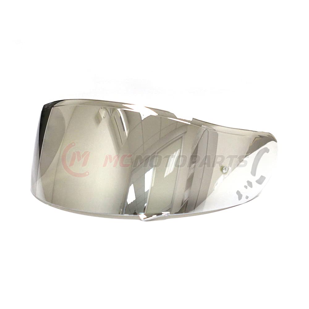 Aftermarket Pinlock Pin Visor Shield Mercury Chrome for Shoei GT-Air & Neotec Helmets – Fog-Free Riding for Motorcycle, Scooter & Commuting