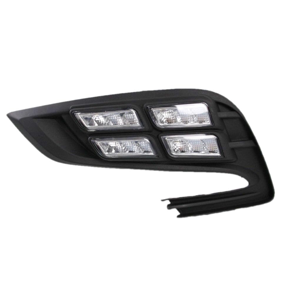 LED Daytime Running Lights Compatible for Buick Encore & Opel Mokka X (2016-2020) - 6000K White DRL Fog Lamps with Amber Turn Signals | Durable Front Bumper Lights for Enhanced Visibility & Safety in Day/Night Driving