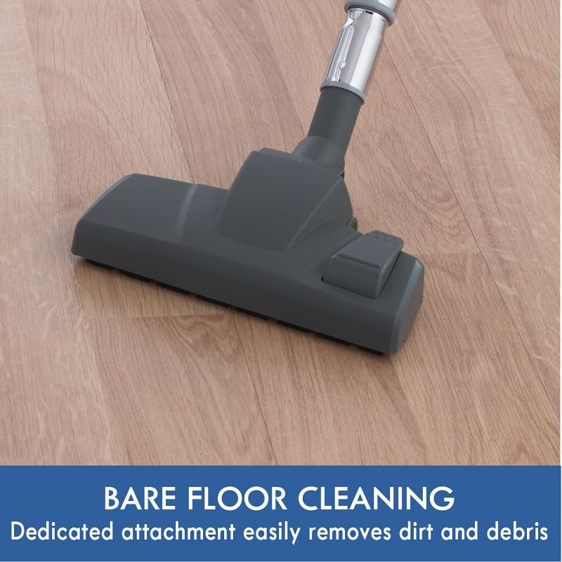 Kenmore Lightweight HEPA Canister Vacuum Cleaner for Pet Hair - Blue | 5 Variable Suction Modes, Retractable Cord & Pet Brush Attachment | Ideal for Hardwood Floors, Carpets & Pet Owners